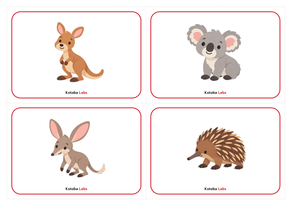 Australian Animals preview